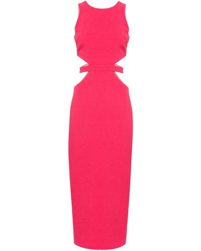 Racil Jerry Crepe Midi Dress - Pink