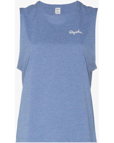 Rapha Trail Cycling Tank Top - Women's - Recycled Polyester/polyester - Blue