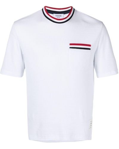 Thom Browne Rwb Cotton T-shirt - White