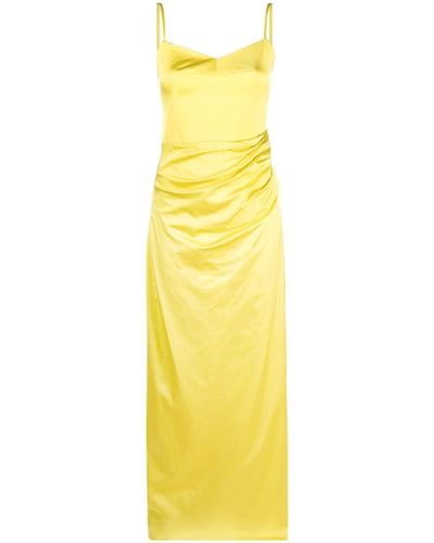 GAUGE81 Vona Draped Dress - Yellow