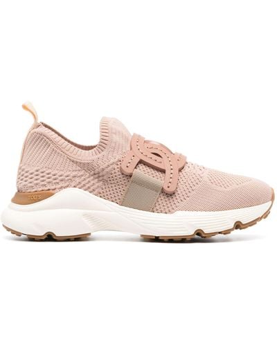 Tod's Kate Technical Fabric Sneakers - Pink