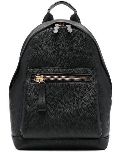 Tom Ford Leather Buckley Backpack - Black