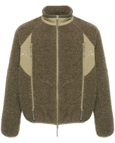 Roa Polar Zipped Fleece Jacket - Green