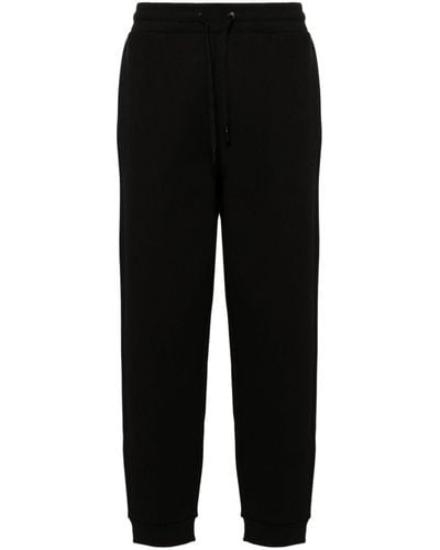 Ami Paris Logo-embossed Jersey Track Trousers - Unisex - Cotton/polyester - Black