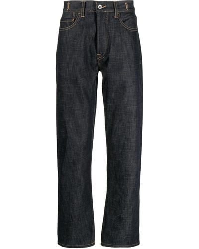 YMC Tearaway Tapered Jeans - Men's - Organic Cotton - Blue