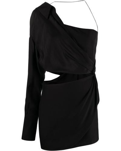 GAUGE81 Arica One-shoulder Minidress - Black