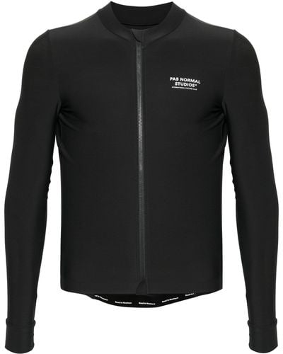 Pas Normal Studios Black Mechanism Jersey Performance Jacket - Men's - Spandex/elastane/polyamide/polyester