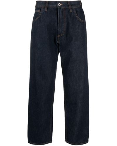 YMC Earth Bez Wide-leg Jeans - Blue
