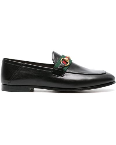 Gucci Brixton Horsebit Leather Loafer - Black