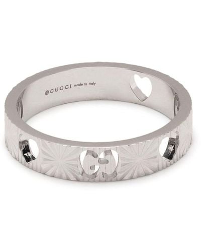 Gucci 18k White Gold Icon Star Ring - Women's - 18kt White Gold