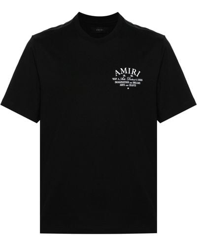 Amiri Logo-print T-shirt - Black
