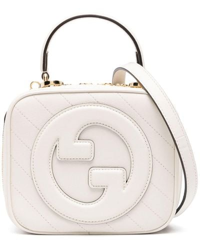 Gucci Blondie Leather Tote Bag - Natural