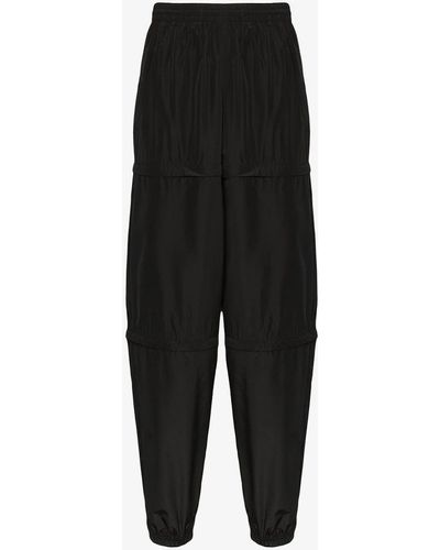 Balenciaga Zip Off Track Pants - Black
