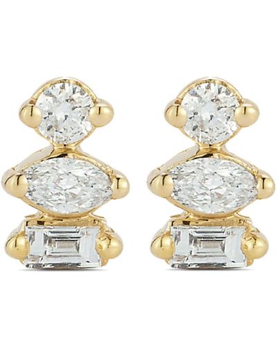 Dana Rebecca 14k Yellow Alexa Jordyn Diamond Stud Earrings - Women's - 14kt Yellow /diamond - Metallic