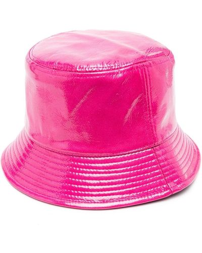 Stand Studio High-shine Bucket Hat - Pink