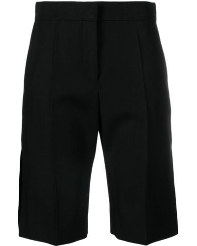 Givenchy Tailored Wool Shorts - Women's - Wool/cotton - Black