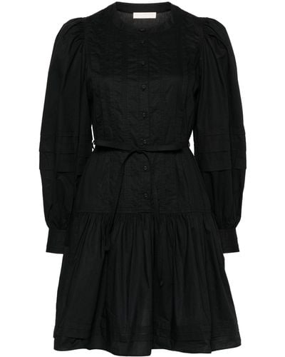 Ulla Johnson Karina Long-sleeve Cotton Dress - Black