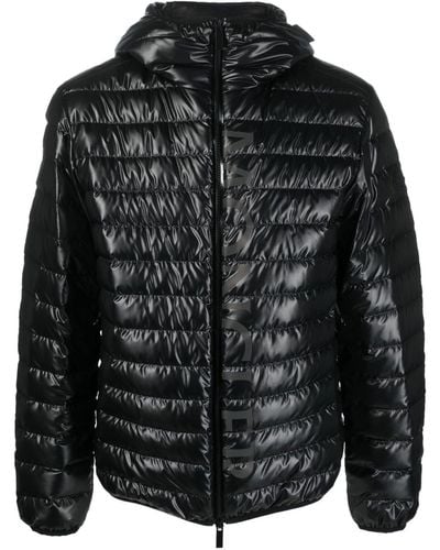 Moncler Lauzet Logo-print Padded Jacket - Black