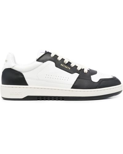 Axel Arigato Dice Lo Suede And Recycled Polyester Low-top Trainers - White