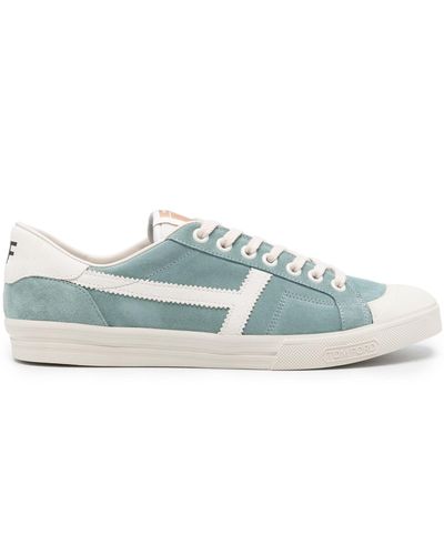 Tom Ford Jarvis Suede Sneakers - Blue
