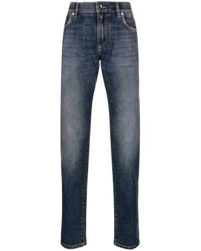 Dolce & Gabbana Slim-cut Jeans - Blue
