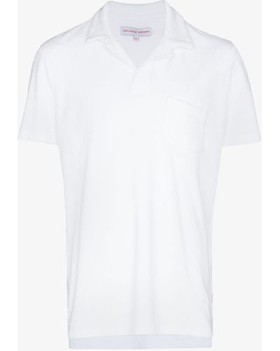 Orlebar Brown Terry Cotton Polo Shirt - Men's - Cotton - White