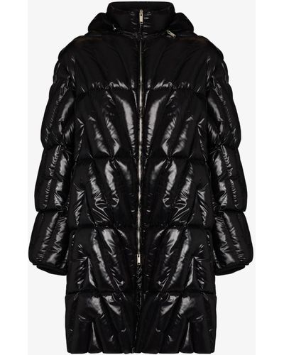 Valentino Hooded Quilted Coat - Men's - Polyamide/polyester - Black