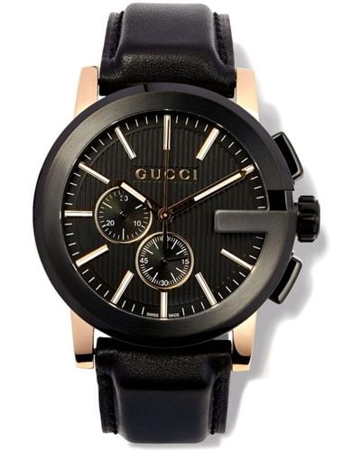 Gucci Stainless Steel G-chrono Watch - Black