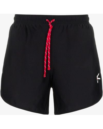 District Vision Spino Slim-fit Stretch-shell Shorts - Black
