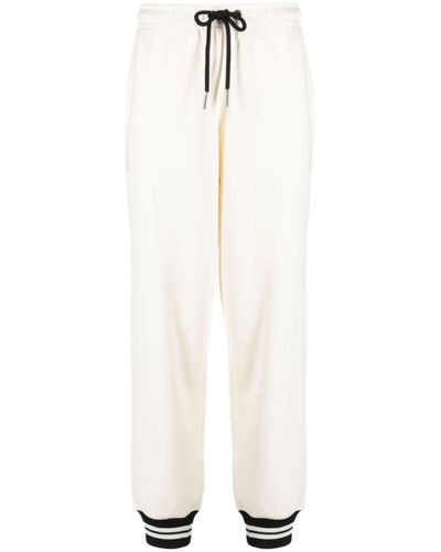 Moncler Striped-trim Track Trousers - White