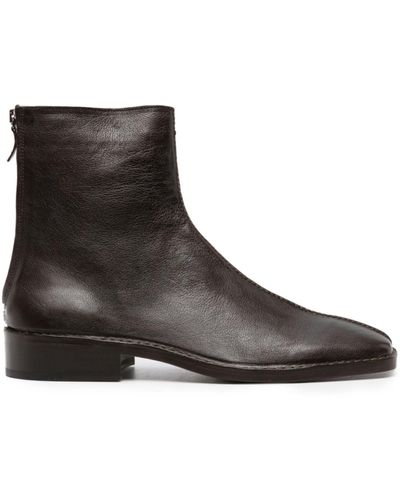 Lemaire Square-toe Chelsea Boots - Brown