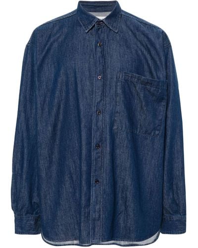 Frankie Shop Tanner Denim Shirt - Men's - Cotton - Blue