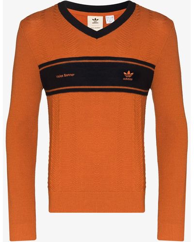 adidas X Wales Bonner Knitted Long Sleeve T-shirt - Orange