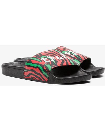 Vans X A Tribe Called Quest Slides - Red
