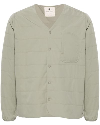 Snow Peak Neutral Flexible Insulated Jacket - Men's - Polyester - Green
