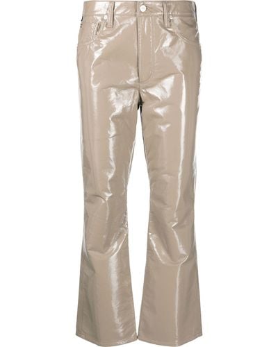 Citizens of Humanity Isola Cropped Bootcut Trousers - Natural