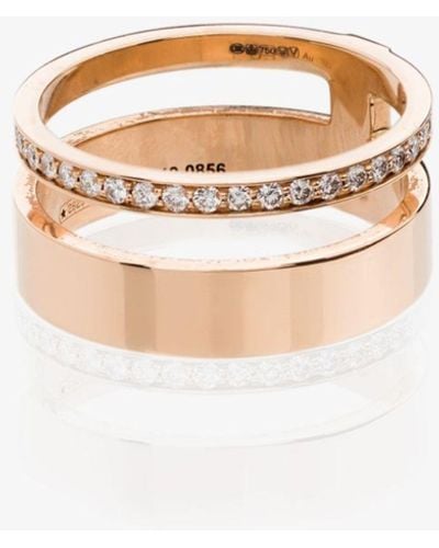 Repossi 18k Berbere Module Diamond Double Ring - Women's - Diamond/18kt - White