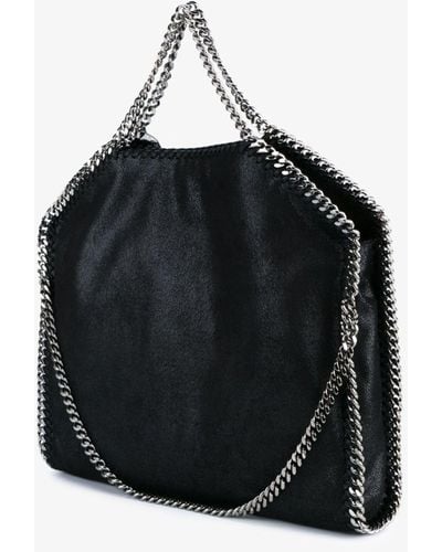 Stella McCartney Falabella Large Faux Leather Tote Bag - Women's - Polyester/recycled Polyester - Black