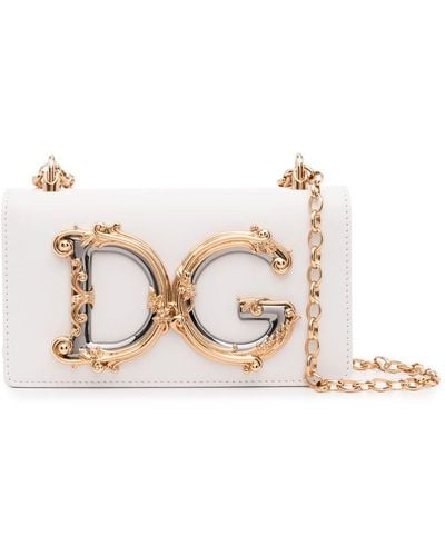 Dolce & Gabbana Dg Girl Shoulder Bag - White
