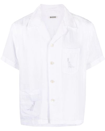 Bode Party Trick Short-sleeve Shirt - White