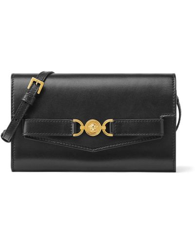 Versace Medusa '95 Leather Cross Body Bag - Black