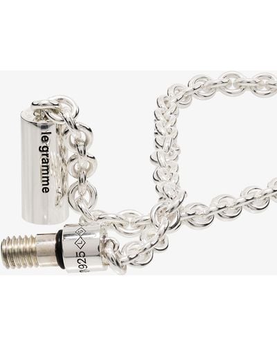 Le Gramme Sterling Le 11g Polished Cable Chain Bracelet - Metallic