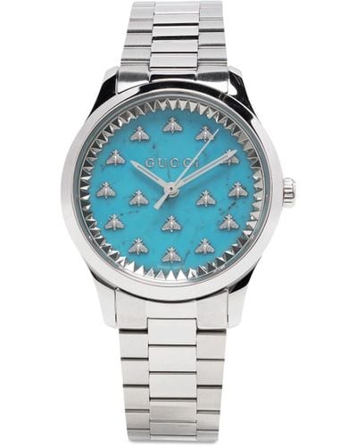 Gucci Blue G-timeless Stainless Steel Watch