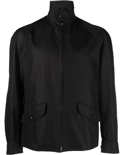 Manors Golf The Open Cotton Golf Jacket - Black