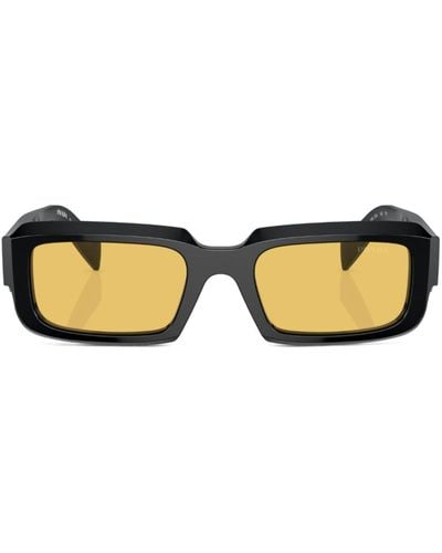 Prada Rectangle-frame Sunglasses - Natural