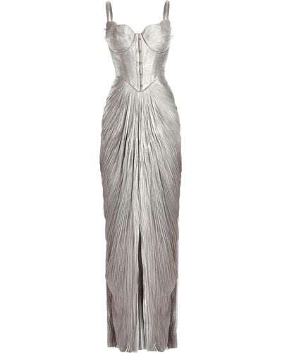 Maria Lucia Hohan -tone Noemie Silk Gown - Grey