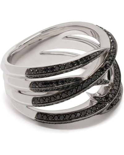 Stephen Webster 18k White Gold Thorn Embrace Diamond Ring - Gray