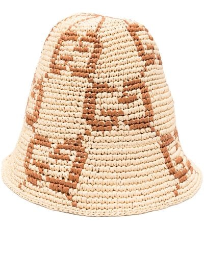 Gucci Gg Bucket Hat - Natural