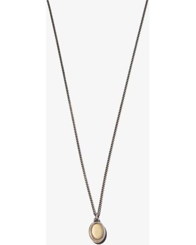 M. Cohen 18k Yellow Gold And Sterling Ovi Pira Pendant Necklace - Metallic