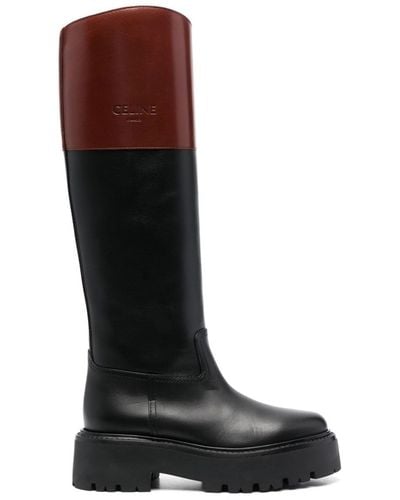 Celine Bulky High Boots - Black